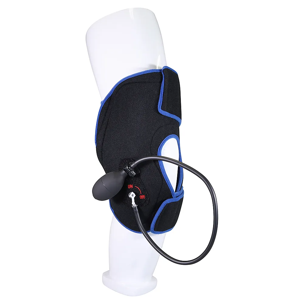 Knee cold compression pack with air pump